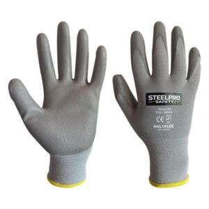 Guante de Seguridad Multiflex en Nylon PU Gris