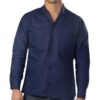 Camisa de Trabajo en Drill para Obrero en Verde, Azul y Beige - Imagen 2