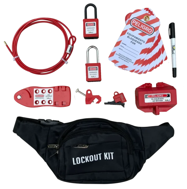 Kit Electricista Boyuan de Bloqueo y Etiquetado Lockout Tagout