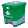 Papelera de Pedal 20L Fullerpinto para Reciclaje verde