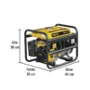 Planta Eléctrica GEN-10P Pretul a Gasolina de 2.9HP 1000W (3)
