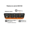 Planta Eléctrica GEN-55X Truper a Gasolina de 13HP 5500W (4)
