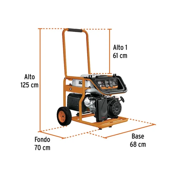 Planta Eléctrica GEN-80X Truper a Gasolina de 15HP 8000W (2)