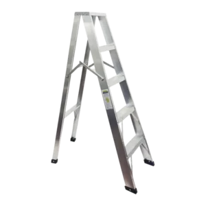 Escalera de Aluminio Certificada Tipo Tijera TS-4, 4 Peldaños