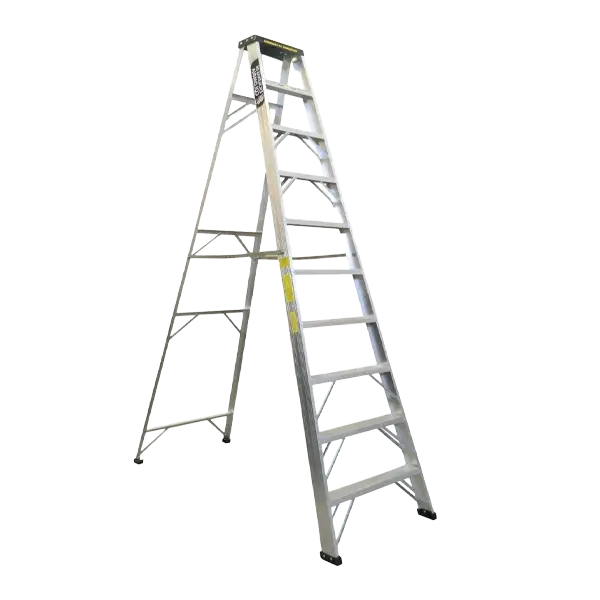 Escalera de Tijera Industrial Certificada en Aluminio
