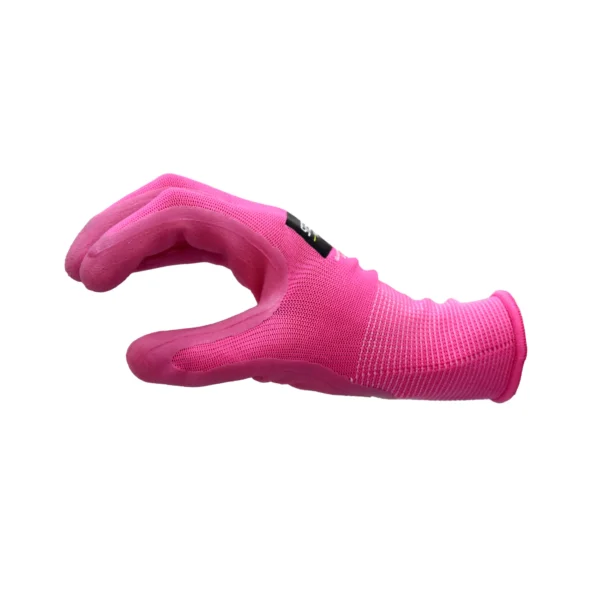 Guante de Seguridad Multiflex Anticorte Poliéster Látex Rosado
