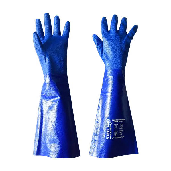 Guante de Seguridad Multiflex Antideslizante Color Azul SteelPro