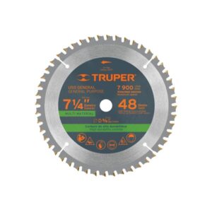 disco multimateria 7 1/4" Truper 48 dientes
