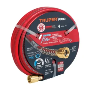 Manguera Super Reforzada Truper MAN-20X1-2X Conexión 20m (1)