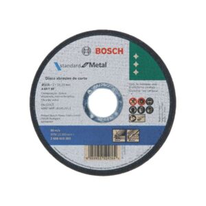 Disco abrasivo de corte metal 4 pulgadas y media bosch