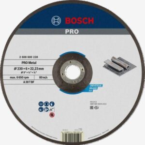 disco desbaste pro metal 9 pulgadas bosch 1