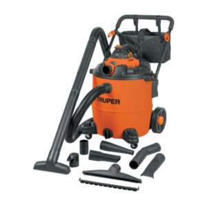 Aspiradora sólidos y líquidos 16galones Truper soplador desmontable
