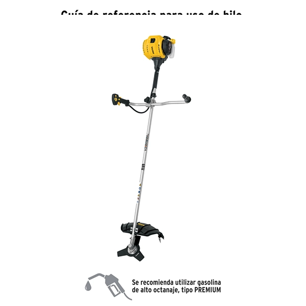 Guadaña Manubrio Tipo "bici" Truper 52 cc 1.8HP DES-52P