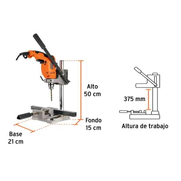Soporte para Taladro Truper SOP-T12 Vertical