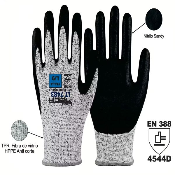 guantes linktech cut 5 anticorte
