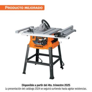 Sierra de mesa 10 pulgadas 2hp y medio Truper