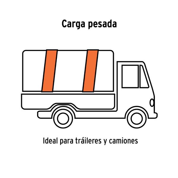 Eslinga con Ratchet Truper Carga Máxima 6.000 kg 3